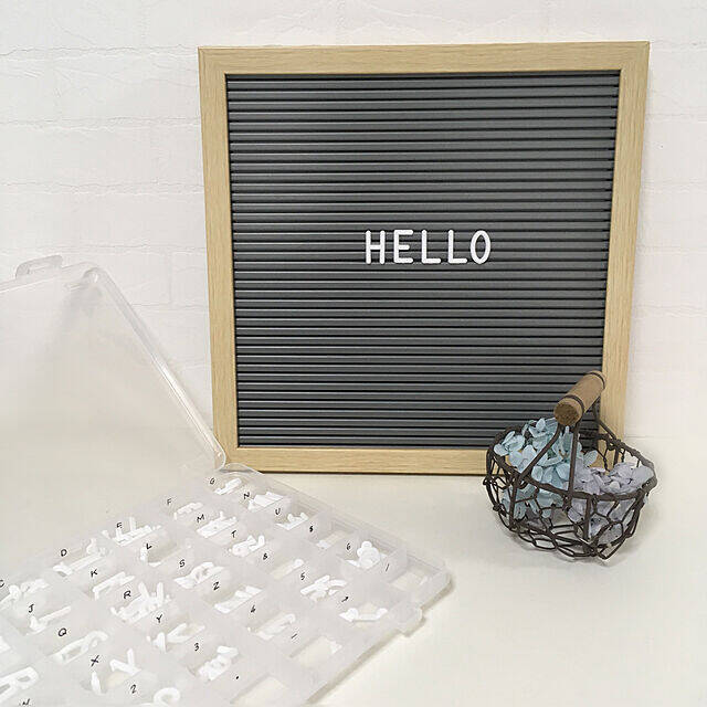 文字でお部屋をセンスアップ！ダイソーのレターボード