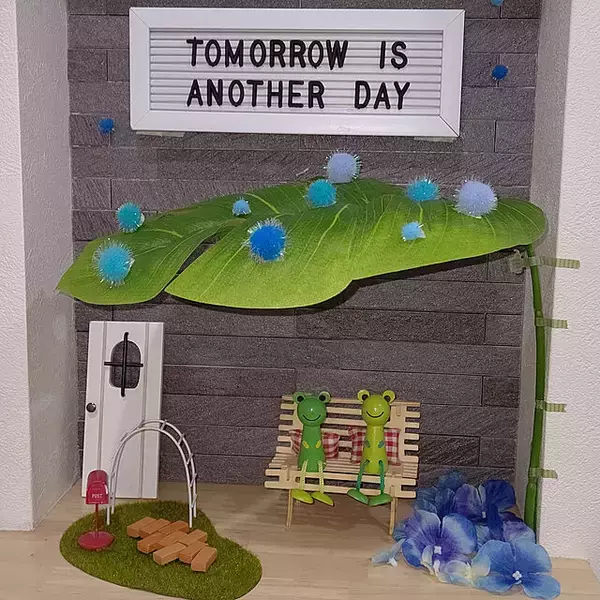 「文字でお部屋をセンスアップ！ダイソーのレターボード」の画像