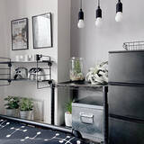 「収納＆ディスプレイに♡スチールラックでスッキリとした住まいに」の画像9