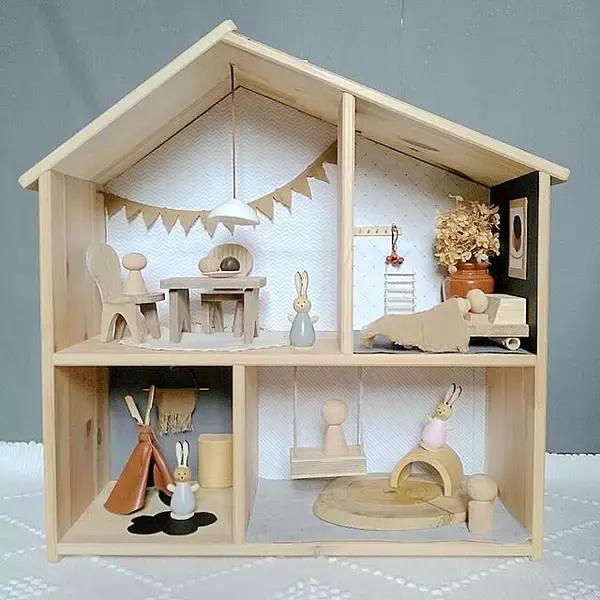 「大人も子どももキュンとするナチュラルデザイン♡IKEAのドールハウス」の画像