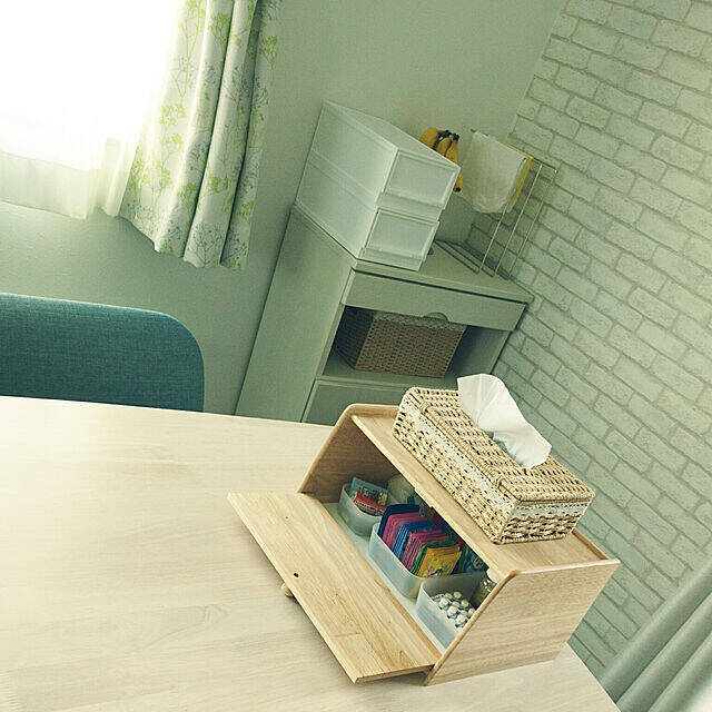 これでもう散らからない☆テーブル周りは使い勝手の良い収納が大切