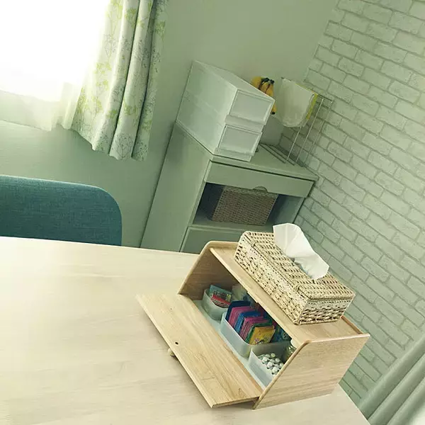 「これでもう散らからない☆テーブル周りは使い勝手の良い収納が大切」の画像