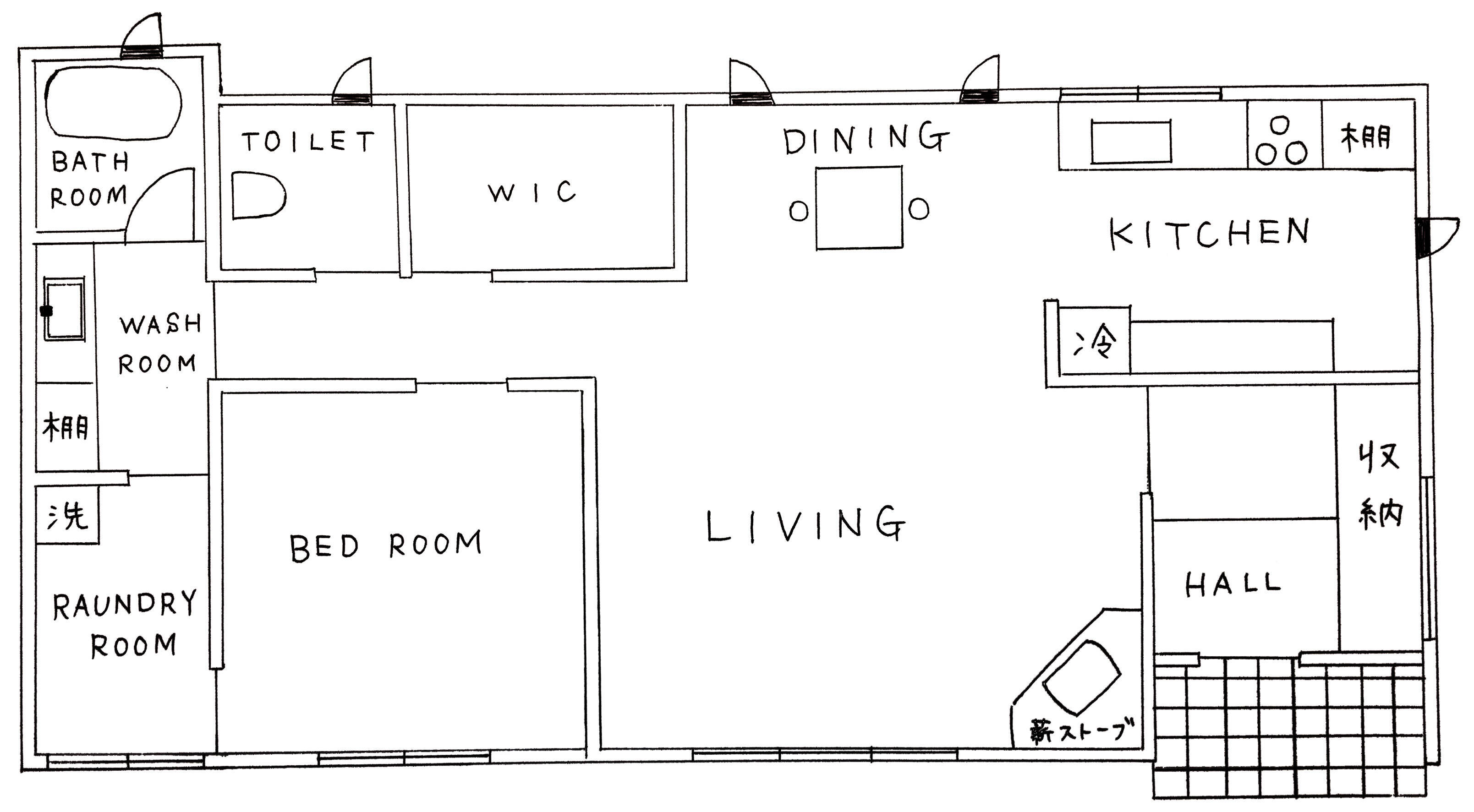 「DIYで柔軟に自分たちらしく整えていく、心安らぐシンプルな平屋暮らし」 by monchan0921さん