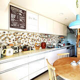 「見た目も機能性も両方叶えられる☆DIYでタイルを取り入れたキッチン特集」の画像3