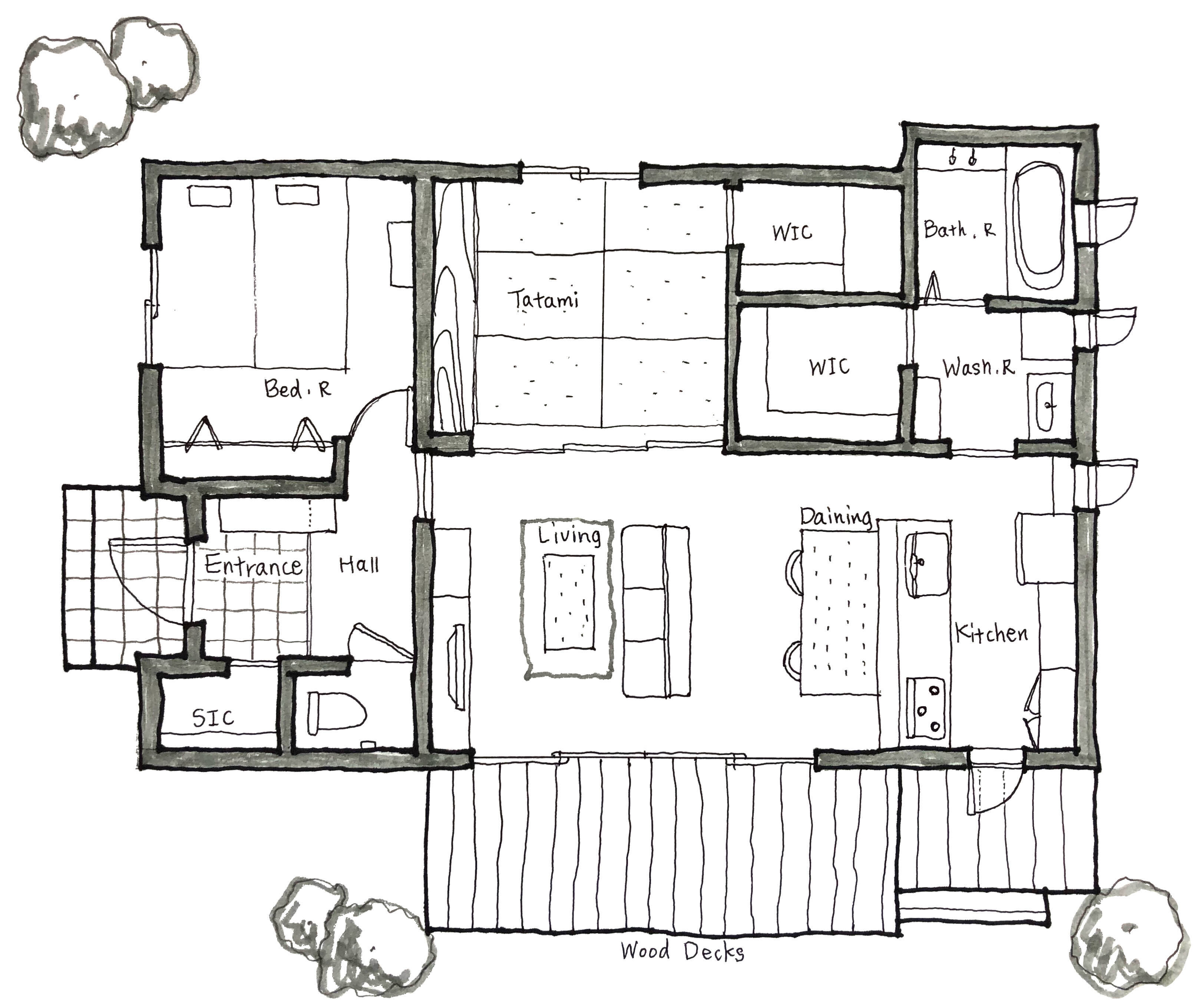 「穏やかに夫婦の時間を満たし育む、感性が輝くシンプルな平屋」 by chi_8777さん