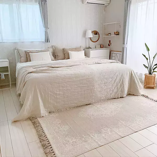 「ベッドも布団も全部そろう！ニトリアイテムで寝室をコーディネート」の画像