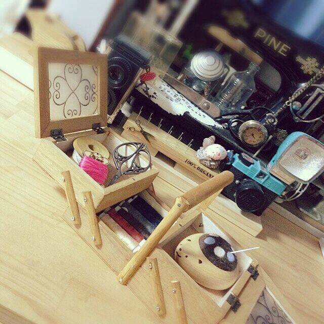 100均アイテムで使いやすさアップ☆わたし仕様の裁縫道具・裁縫箱