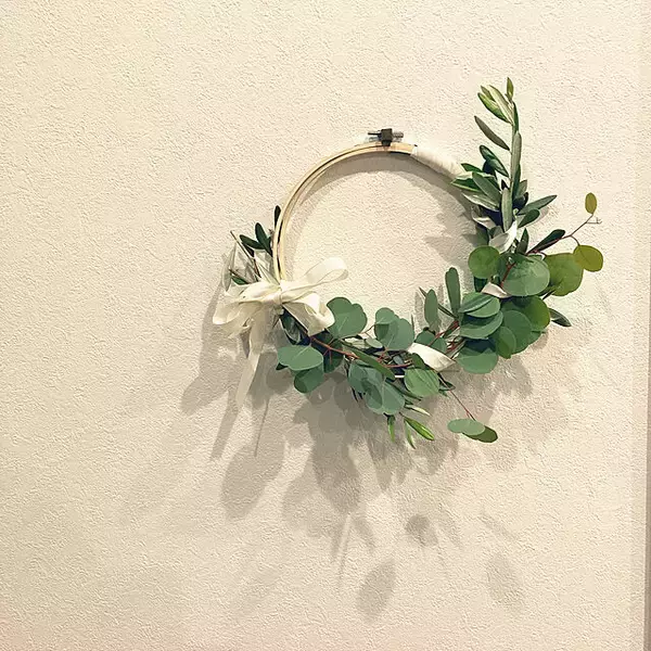 「実は手作りの材料としても使える☆刺繍枠を使ったハンドメイド作品」の画像