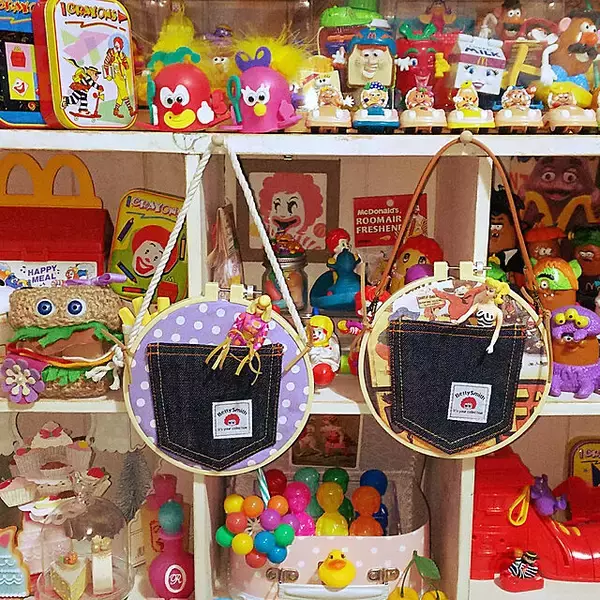 「実は手作りの材料としても使える☆刺繍枠を使ったハンドメイド作品」の画像
