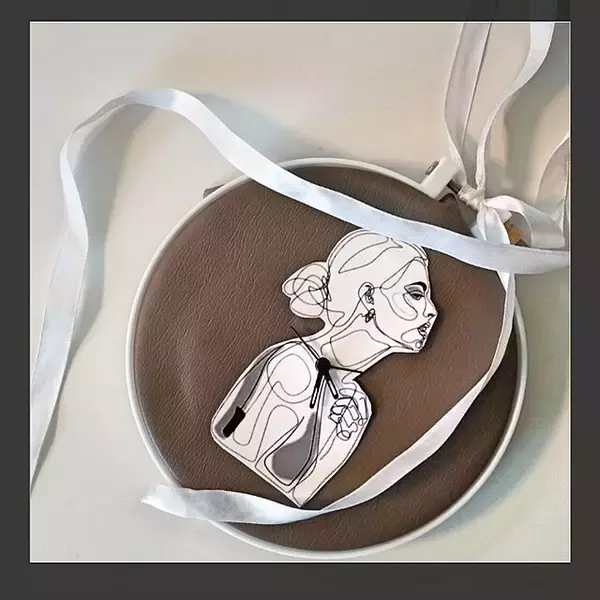 「実は手作りの材料としても使える☆刺繍枠を使ったハンドメイド作品」の画像