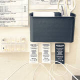 「定位置決めてコードもすっきり♪スマートな充電スペースの作り方」の画像6