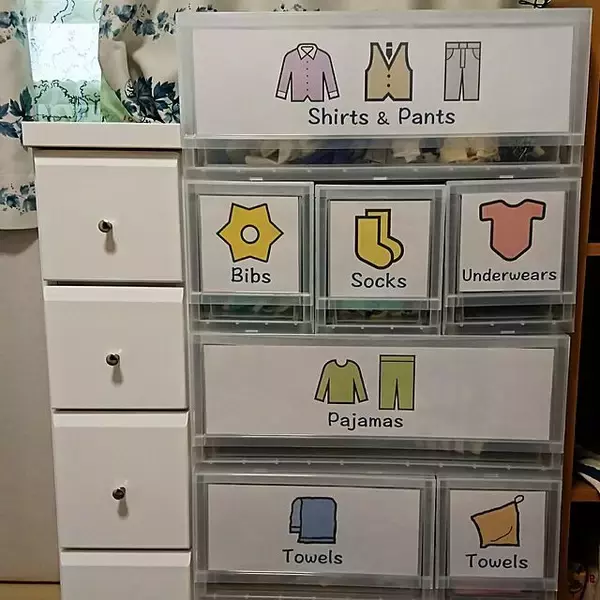 「目的のものがすぐに取り出せる！収納のラベリングテクニック」の画像