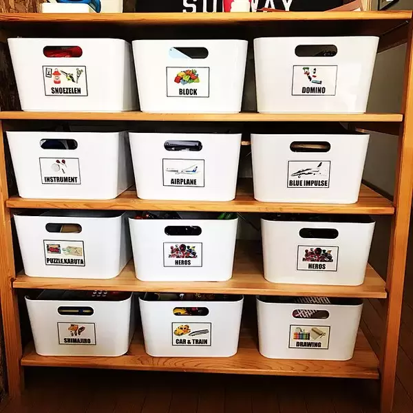 「目的のものがすぐに取り出せる！収納のラベリングテクニック」の画像