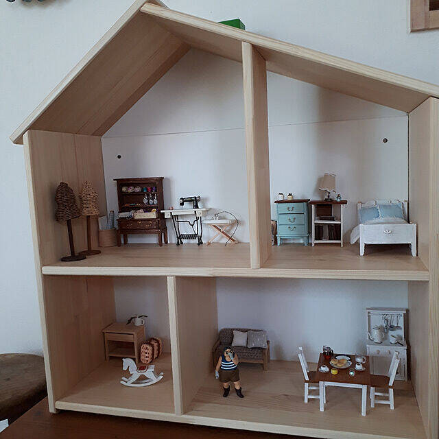 シンプルで多目的に使える♡IKEAのフリサットドールハウスの魅力と活用例