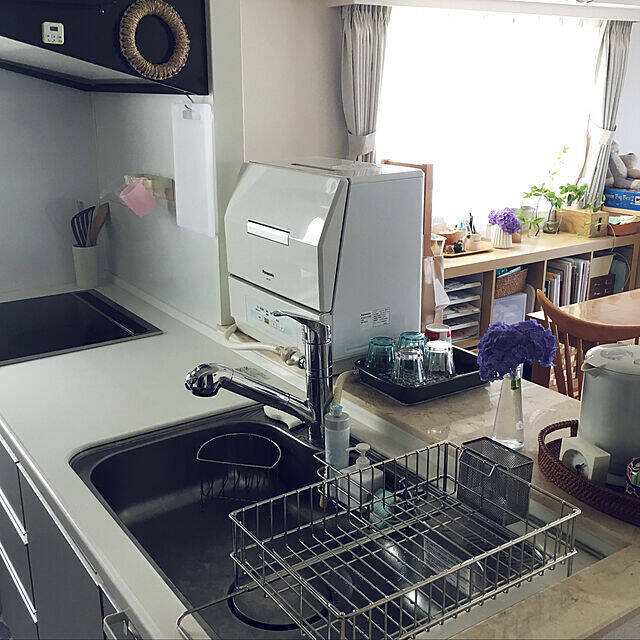 どんなキッチンでも諦めない 据え置き型食洗機の設置場所と目隠しアイデア 21年7月1日 エキサイトニュース