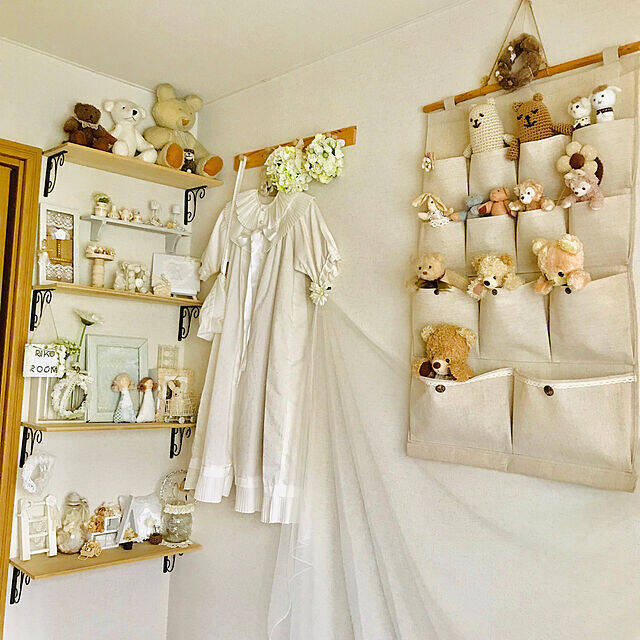 お部屋の中に最適な居場所がきっとみつかる！大切なぬいぐるみの収納術