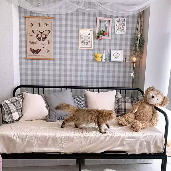 「ノスタルジックな空間作りに☆チェック柄を取り入れたインテリア」の画像