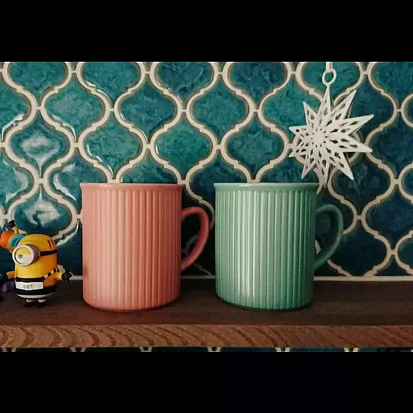 「おうちカフェが楽しくなる♪セリアで選んだお気に入りのマグカップ10選」の画像