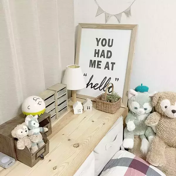 「空間の演出やアクセントに♪ニトリのキャンバスポスターのあるお部屋」の画像