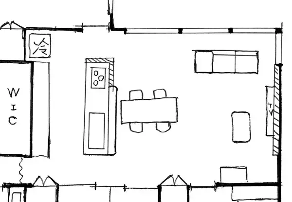 「「使い勝手良く導く、ギミックの詰まったメリハリのあるアイランドキッチン」 by sakko_sumaiさん」の画像