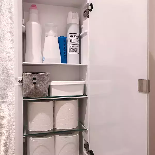 「気になる生活感を簡単に目隠し♪セリアのカバーアイテム」の画像