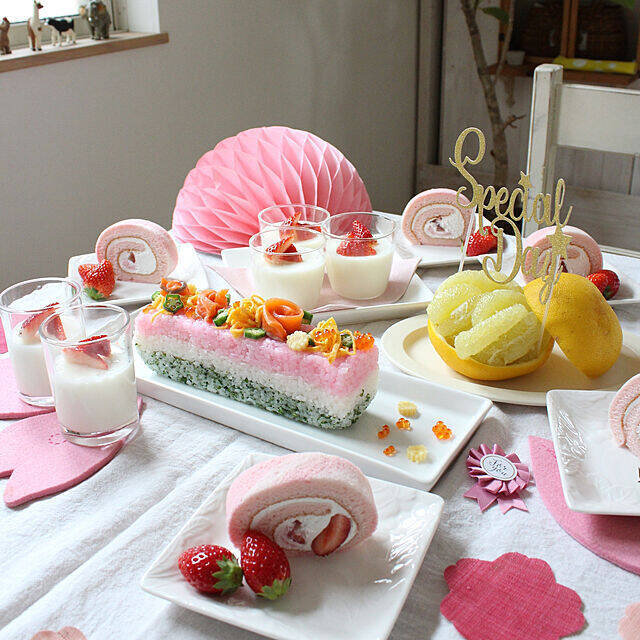 女の子気分をとことん楽しみたい♡ひなまつりのテーブルコーディネート