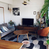 「居心地もインテリアも床からデザインする♪ラグやカーペットが主役のお部屋」の画像1