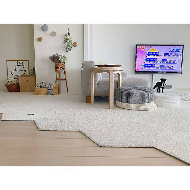 居心地もインテリアも床からデザインする♪ラグやカーペットが主役のお部屋