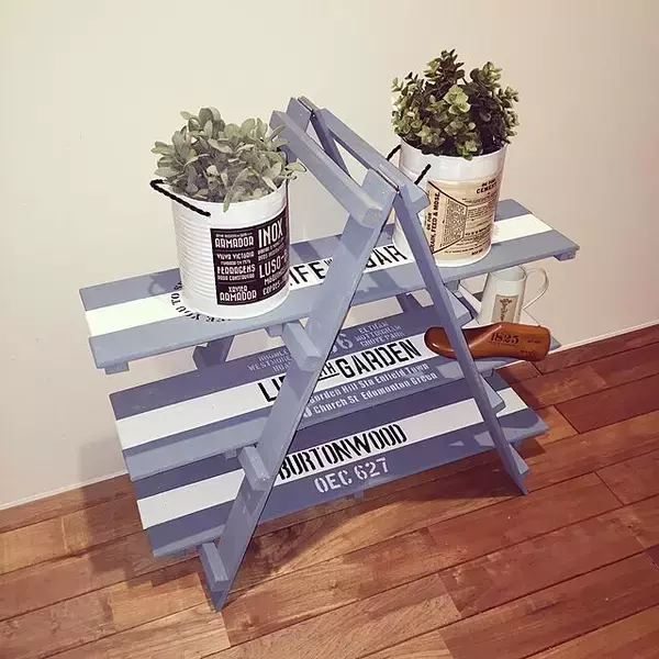 「ディスプレイに大活躍！ラダーDIYでお部屋をアレンジ」の画像