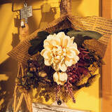 「「花選びも楽しい♪5分で気軽につくるドライフラワー風スワッグ」 by mit_iさん」の画像1