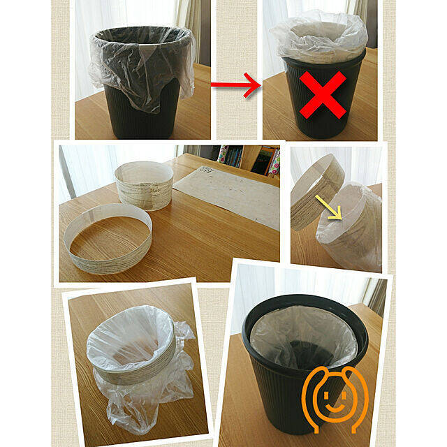 「家のゴミ箱でサッと使える、ビニール袋隠しのつくり方」 by ToReTaRiさん