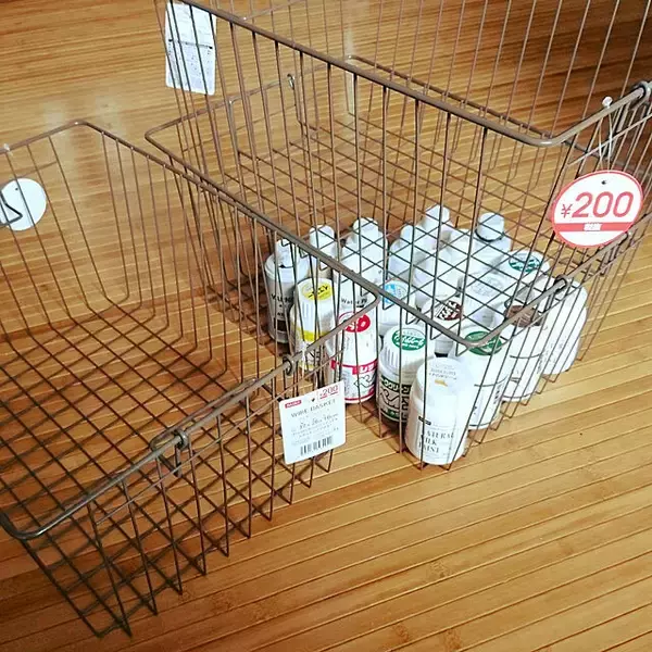 「素材いろいろ♪ダイソーの個性豊かなバスケットを活用するヒント」の画像