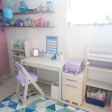 「子ども部屋にリビング学習にリモートワークに♡ニトリの机は必需品」の画像2