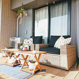 「光と風を感じるくつろぎ空間♪お部屋のように楽しむベランダやバルコニー」の画像9