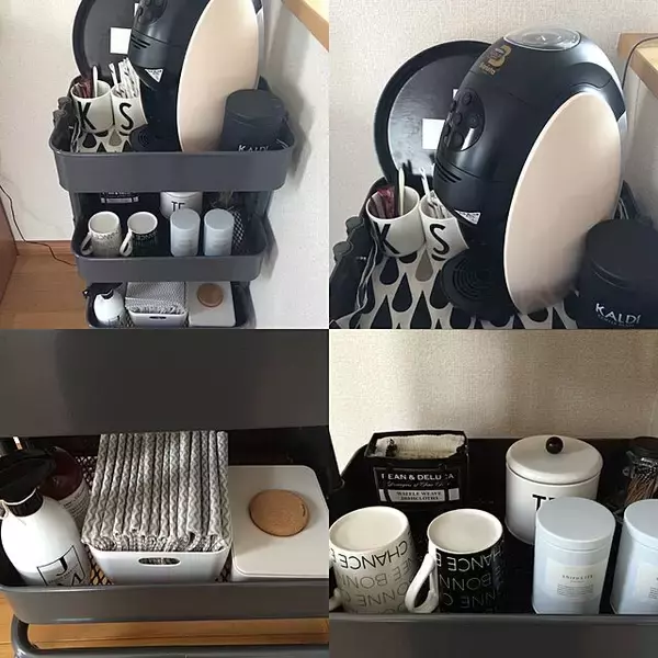 「カラーが豊富なIKEAのワゴンはとっても便利！個性豊かな使い方を紹介」の画像