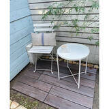 「お家のいろんな場所に自由に置いて☆イケアのサイドテーブル活用例」の画像1