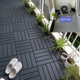 「殺風景から気持ちの良いさわやか空間に♪原状回復OKなベランダDIYアイデア」の画像2