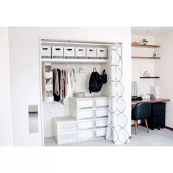 「開けるたびに気分があがる♪見せるクローゼットの実例集」の画像