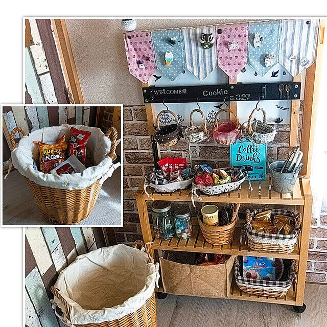 隠すか見せて楽しむか♪ワクワクドキドキみんなのお菓子収納実例