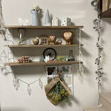 「パーツを組み合わせて好みの雰囲気に☆ラブリコで叶えるDIYシェルフ」の画像2