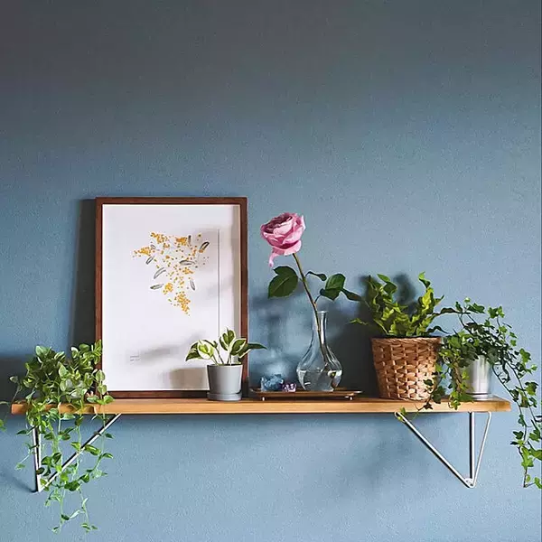 「パーツを組み合わせて好みの雰囲気に☆ラブリコで叶えるDIYシェルフ」の画像