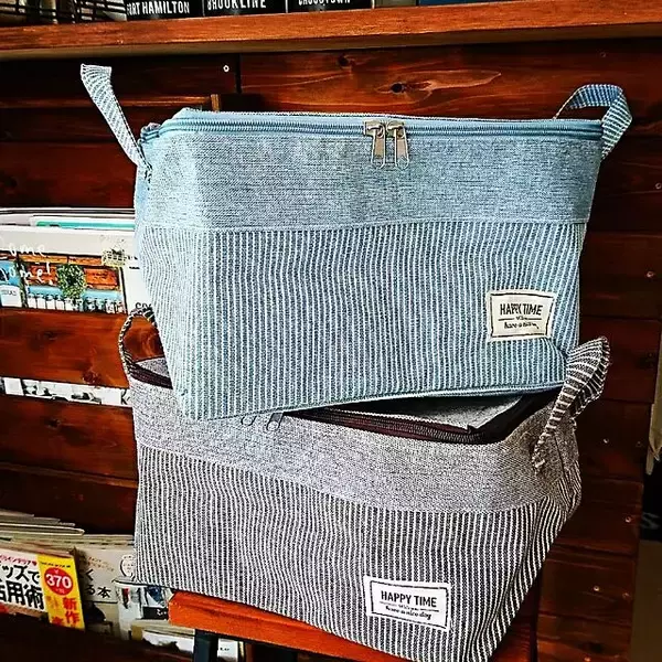 「重ねられるから便利！ダイソーの「フタ付き収納ボックス」」の画像