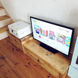 「楽しいテレビタイムがもっと充実しそう♡DIYテレビ台のある風景」の画像9
