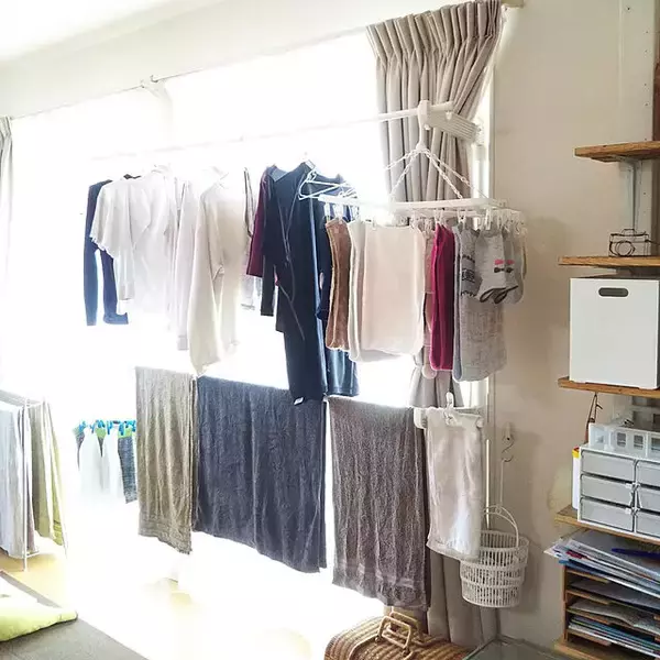 「おうちの中でもしっかり乾く☆快適な室内干しをかなえるヒント」の画像