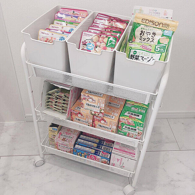 こんな使い方もできるなんて！キッチンワゴンの便利な活用法