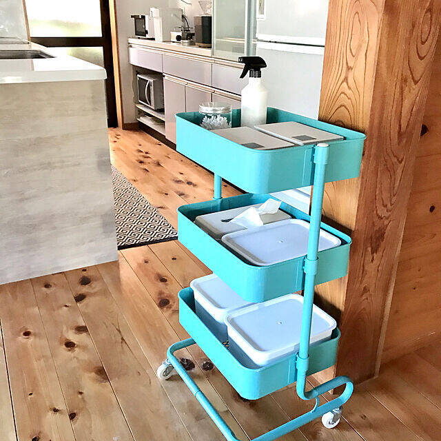 こんな使い方もできるなんて！キッチンワゴンの便利な活用法