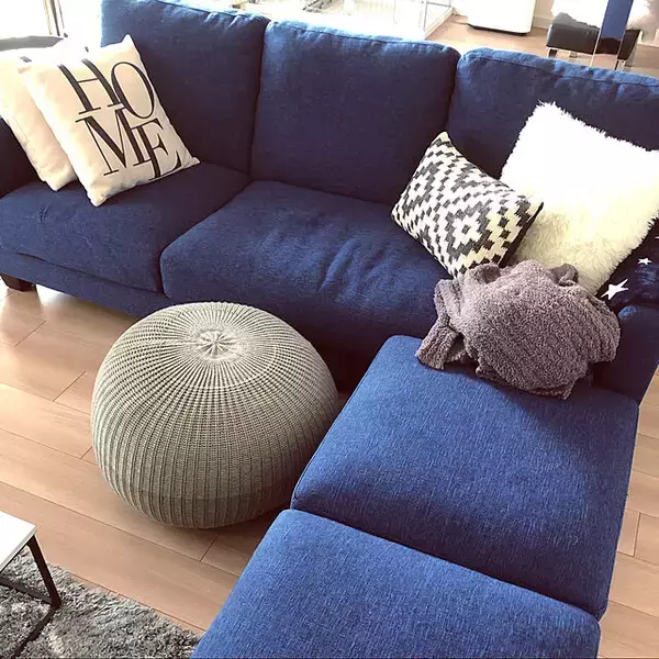 「洗練された大人のくつろぎタイムに☆IKEAのソファーがあるお部屋」の画像