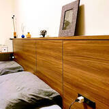 「心地よい空間で眠りにつきたい♡ヘッドボードDIYの実例集」の画像3