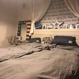 「心地よい空間で眠りにつきたい♡ヘッドボードDIYの実例集」の画像1