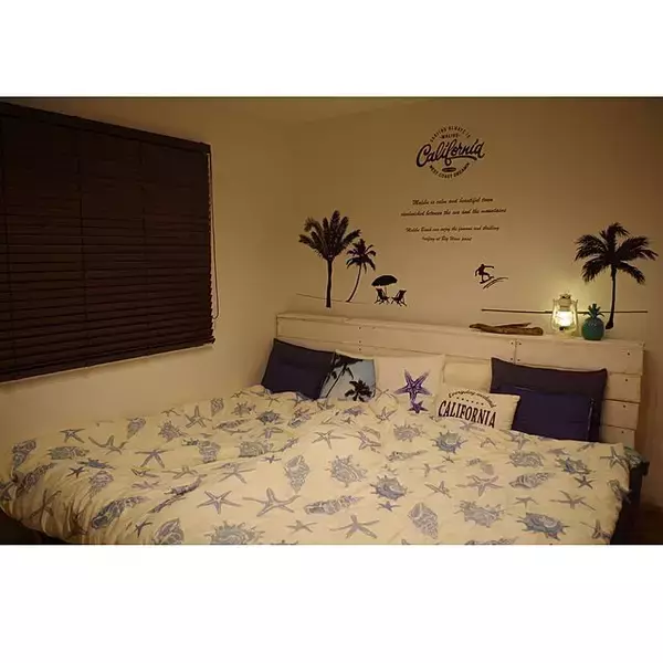 「心地よい空間で眠りにつきたい♡ヘッドボードDIYの実例集」の画像